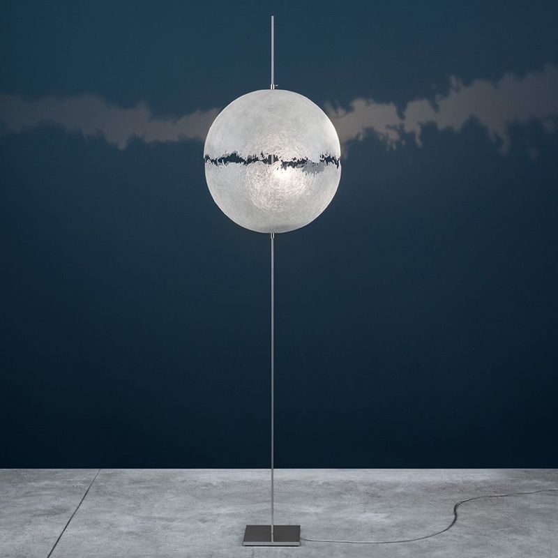 Elif Moon Globe Floor Lamp - Modern Lighting Fixture