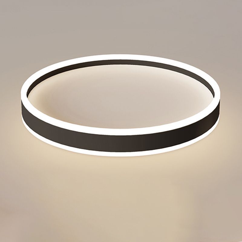 Modern Round LED Flush Mount Ceiling Light Quinn