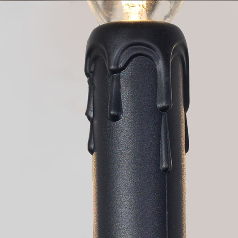 Black Silva pendant light detail with drip design