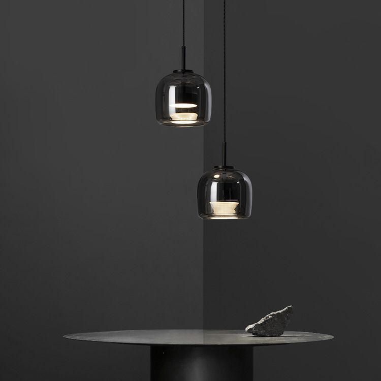 Hailie glass pendant lights. Modern lighting fixture.