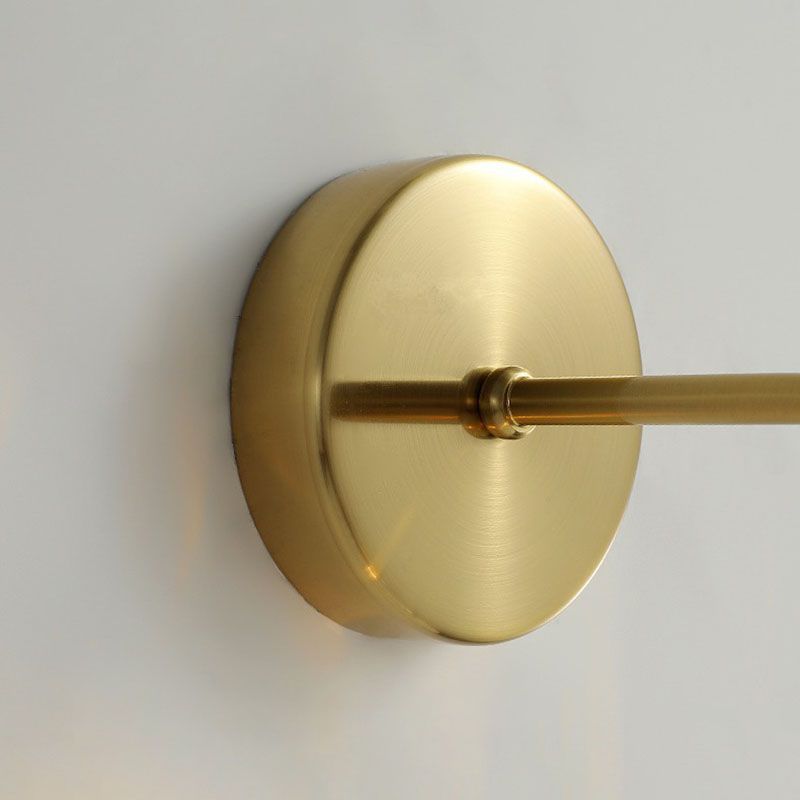 Valentina Wall Lamp - Gold metal base detail