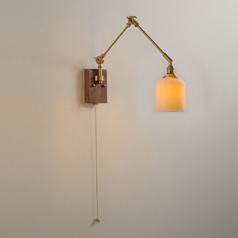 Ozawa folding wall lamp with adjustable arm