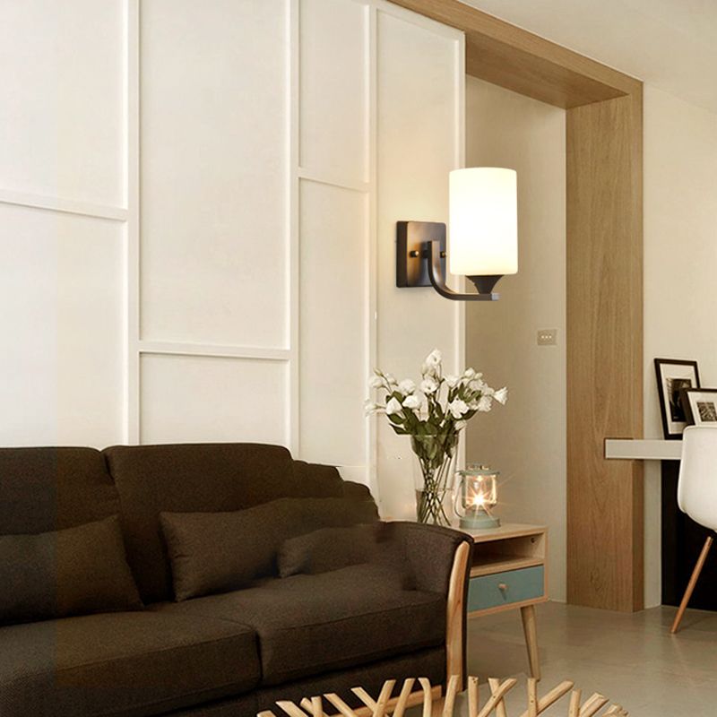 Eryn Wall Lamp illuminating a living room