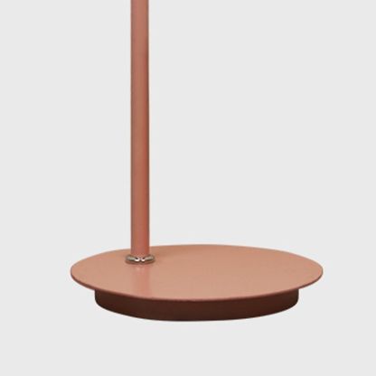 Pink Morandi floor lamp base, metal lighting fixture