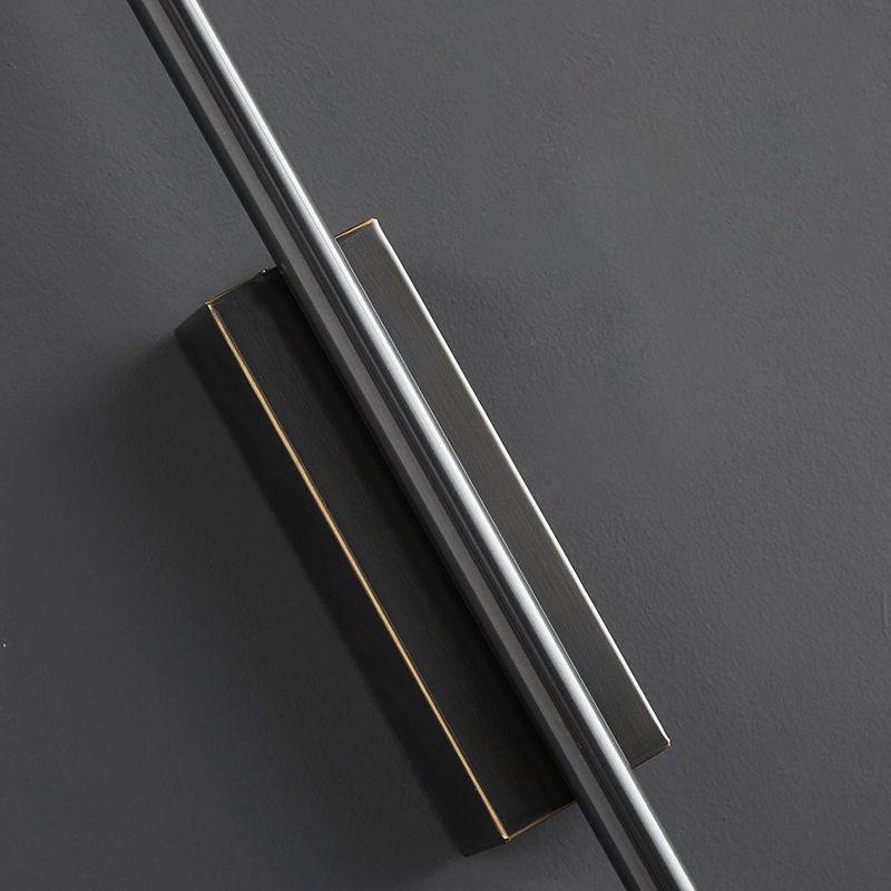 Edge Modern Linear Metal&Acrylic Bedroom Wall Lamp Brass