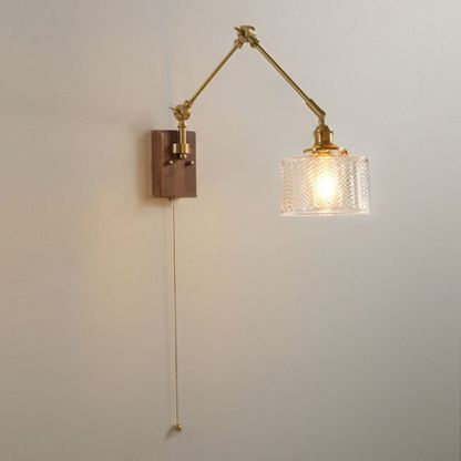 Ozawa adjustable wall lamp with metal arm
