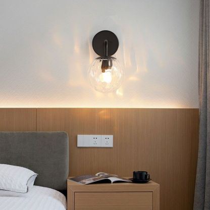 Valentina Vanity LED Wall Lamp in bedroom setting, modern lighting