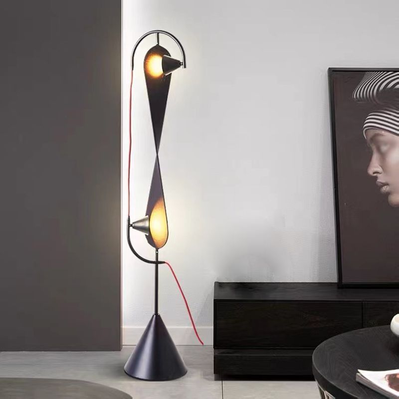 Modern Salgado Floor Lamp - Geometric Metal Design