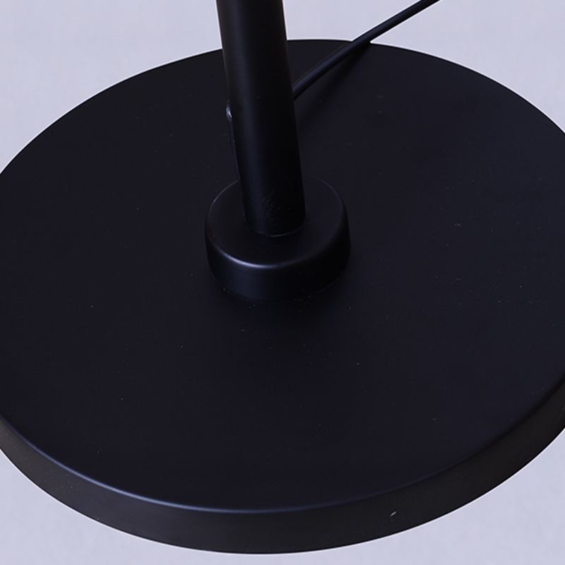Base of Eryn Cylinder floor lamp, black metal