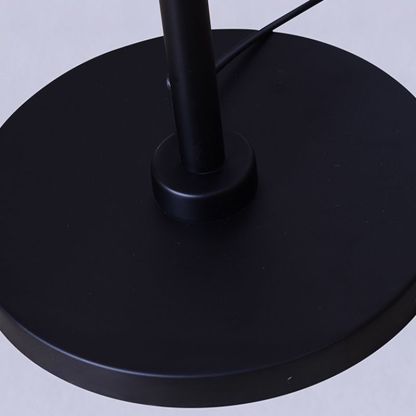 Base of Eryn Cylinder floor lamp, black metal