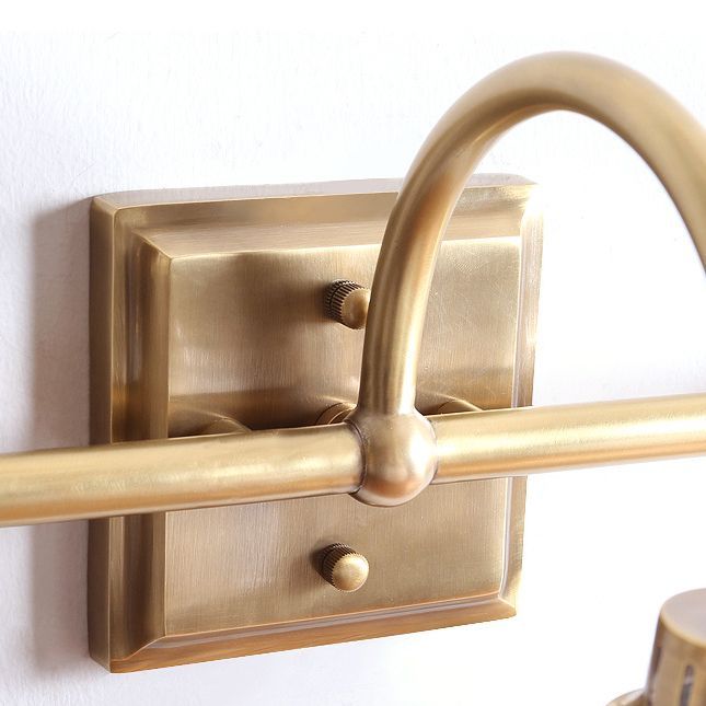 Lottie Prismatic Wall Lamp, brass fixture detail