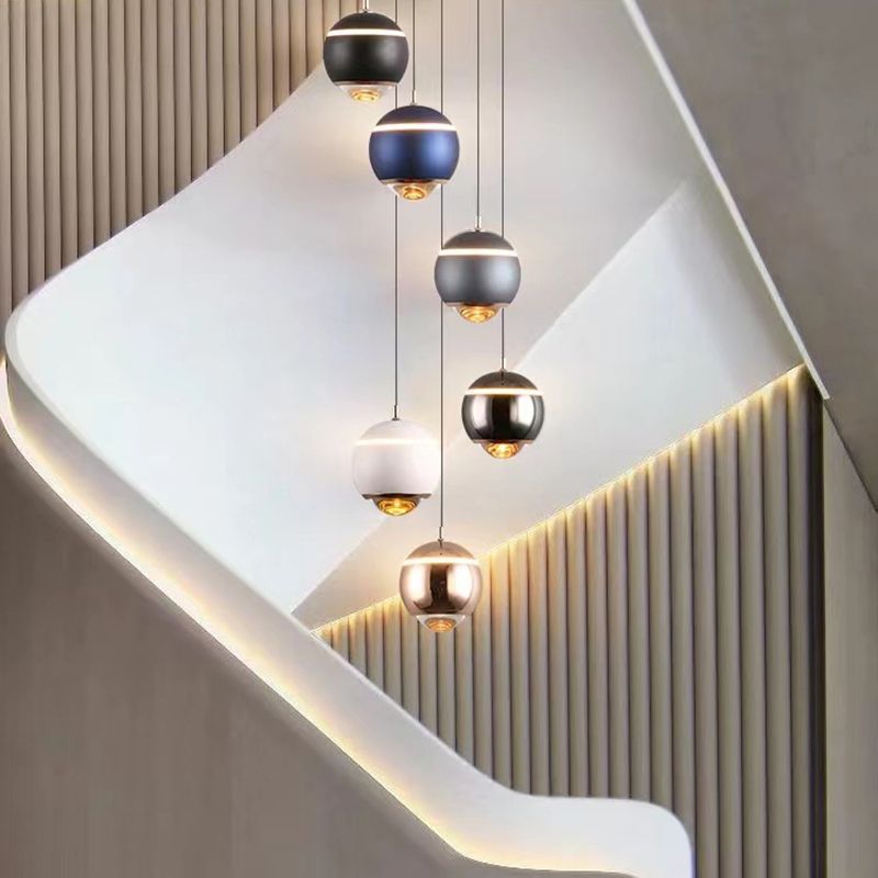 Valentina modern pendant lights in diverse colors, showcasing interior lighting design.