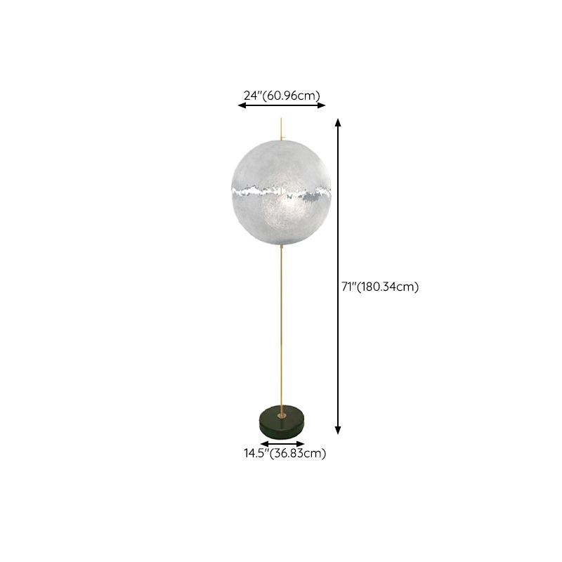 Elif Moon Floor Lamp dimensions: height, width, base