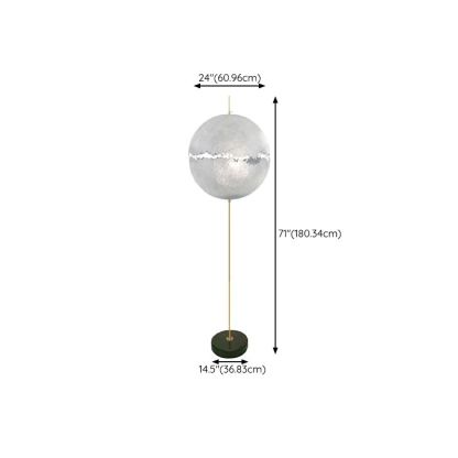 Elif Moon Floor Lamp dimensions: height, width, base