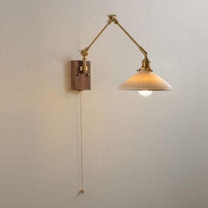 Ozawa Folding Wall Lamp - Adjustable Metal Arm
