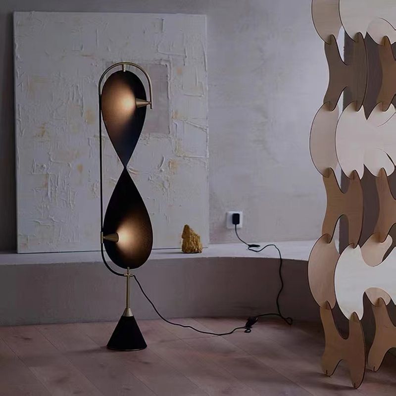 Salgado Modern Geometric Metal Floor Lamp, indoor lighting