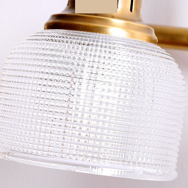 Lottie Prismatic Glass Vanity Lamp detail, glass shade