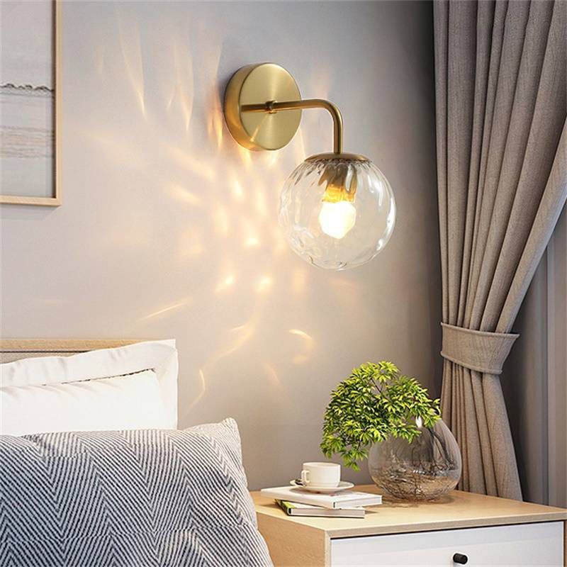 Valentina Vanity LED Wall Lamp in a bedroom setting