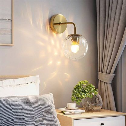 Valentina Vanity LED Wall Lamp in a bedroom setting