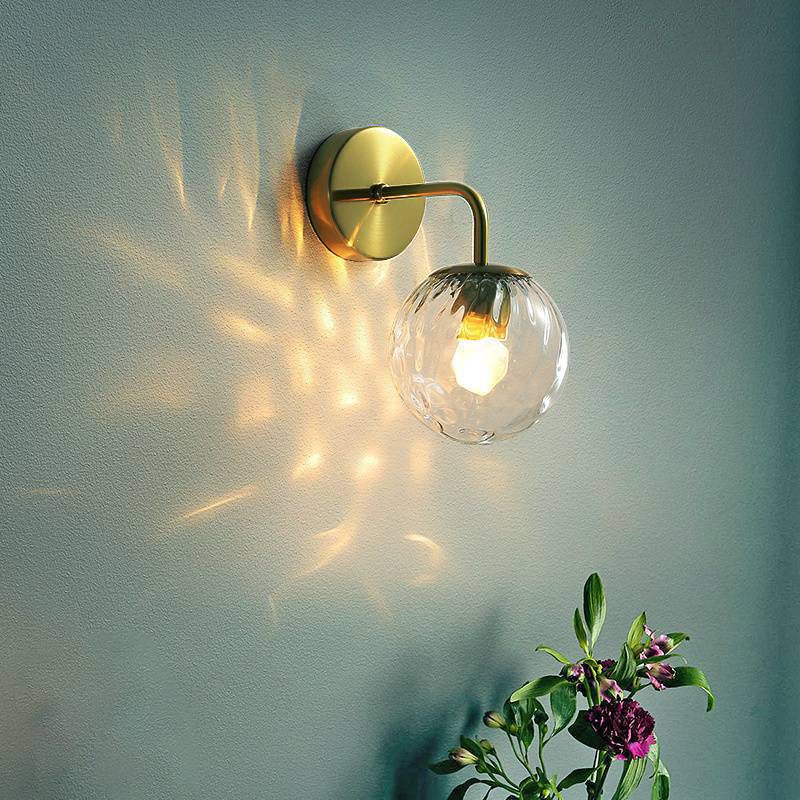 Valentina Vanity LED Wall Lamp casting light on wall