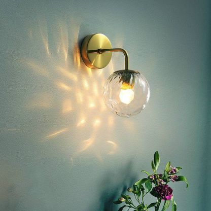 Valentina Vanity LED Wall Lamp casting light on wall