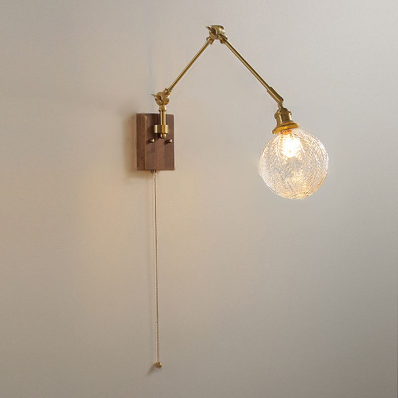 Ozawa Wall Lamp: Adjustable Metal Arm Lighting