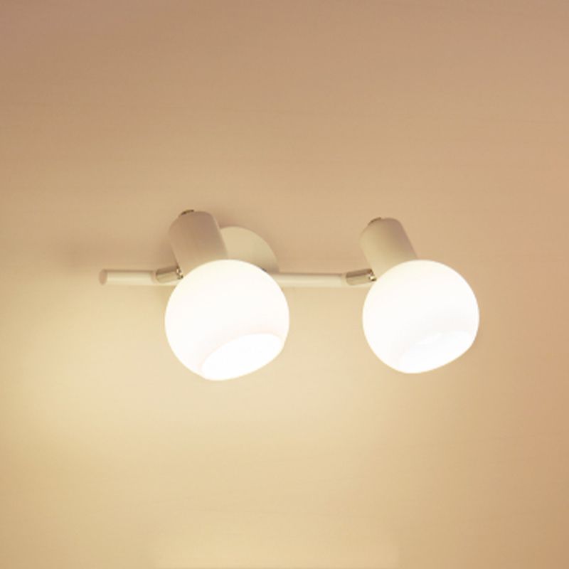 Valentina Vanity Wall Lamp, two spherical lights