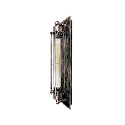 Vintage cylinder metal wall lamp, Alessio style