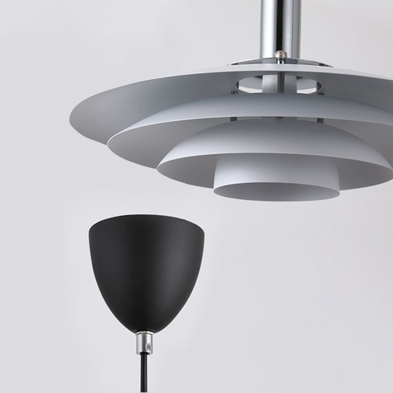 Morandi style pendant light, metal design