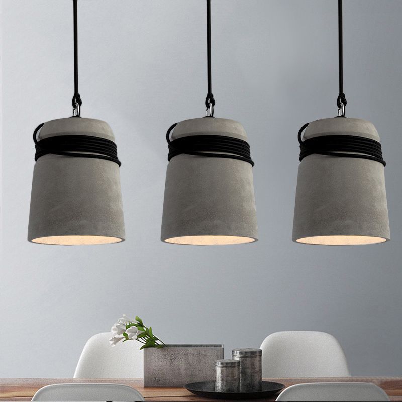 Zaid Industrial Pendant Lights over Dining Table
