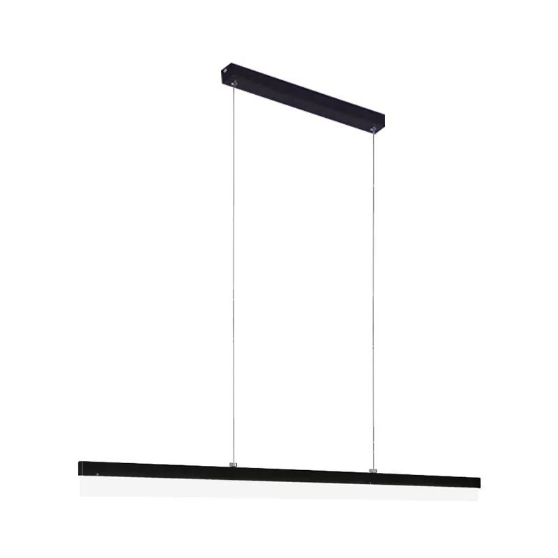 Edge Linear Pendant Light, Modern Acrylic Lighting