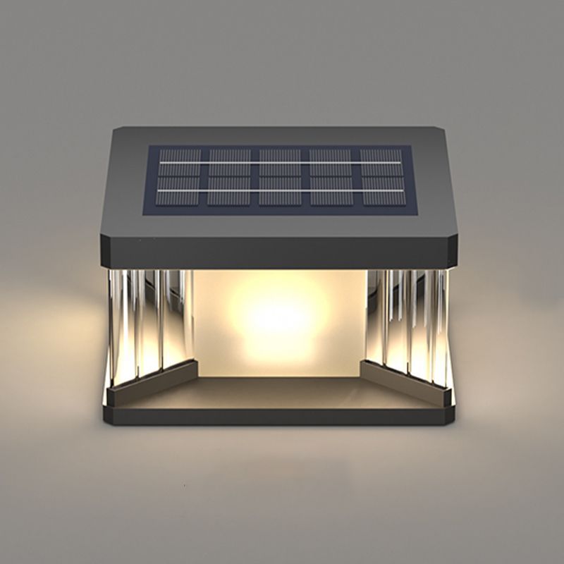 Riley LED Solar Metal Outdoor Wall Lamp