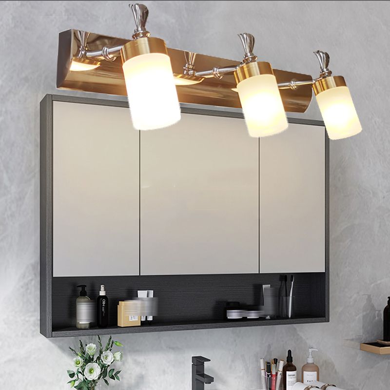 Leigh Modern Vanity Wall Lamp in Bathroom Setting