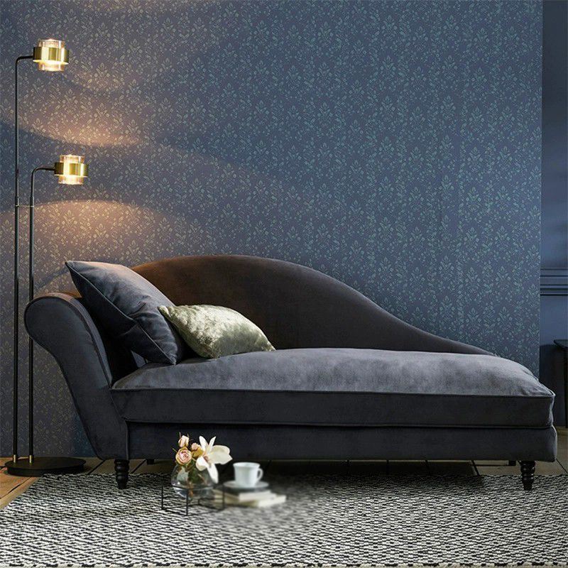 Modern living room with Salgado floor lamp and chaise lounge