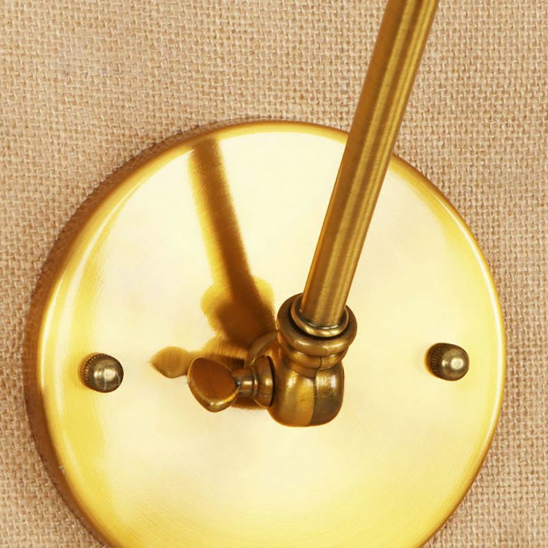 Brass mount detail: Alessio adjustable wall lamp