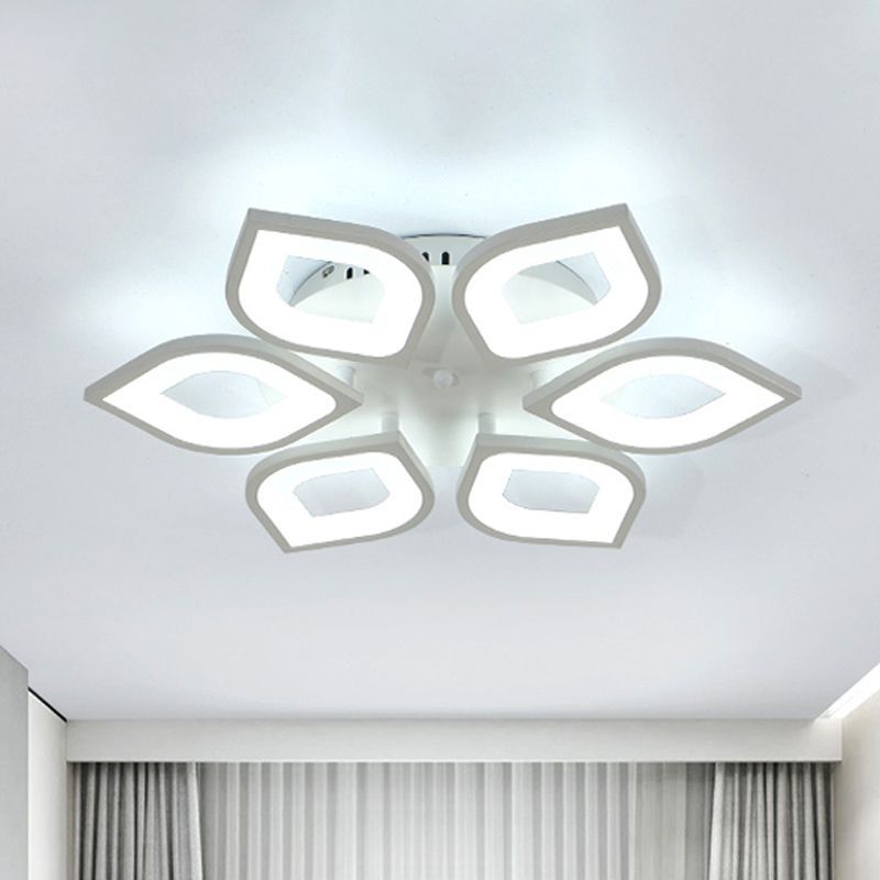 Hana Flower Flush Mount Ceiling Light, modern design