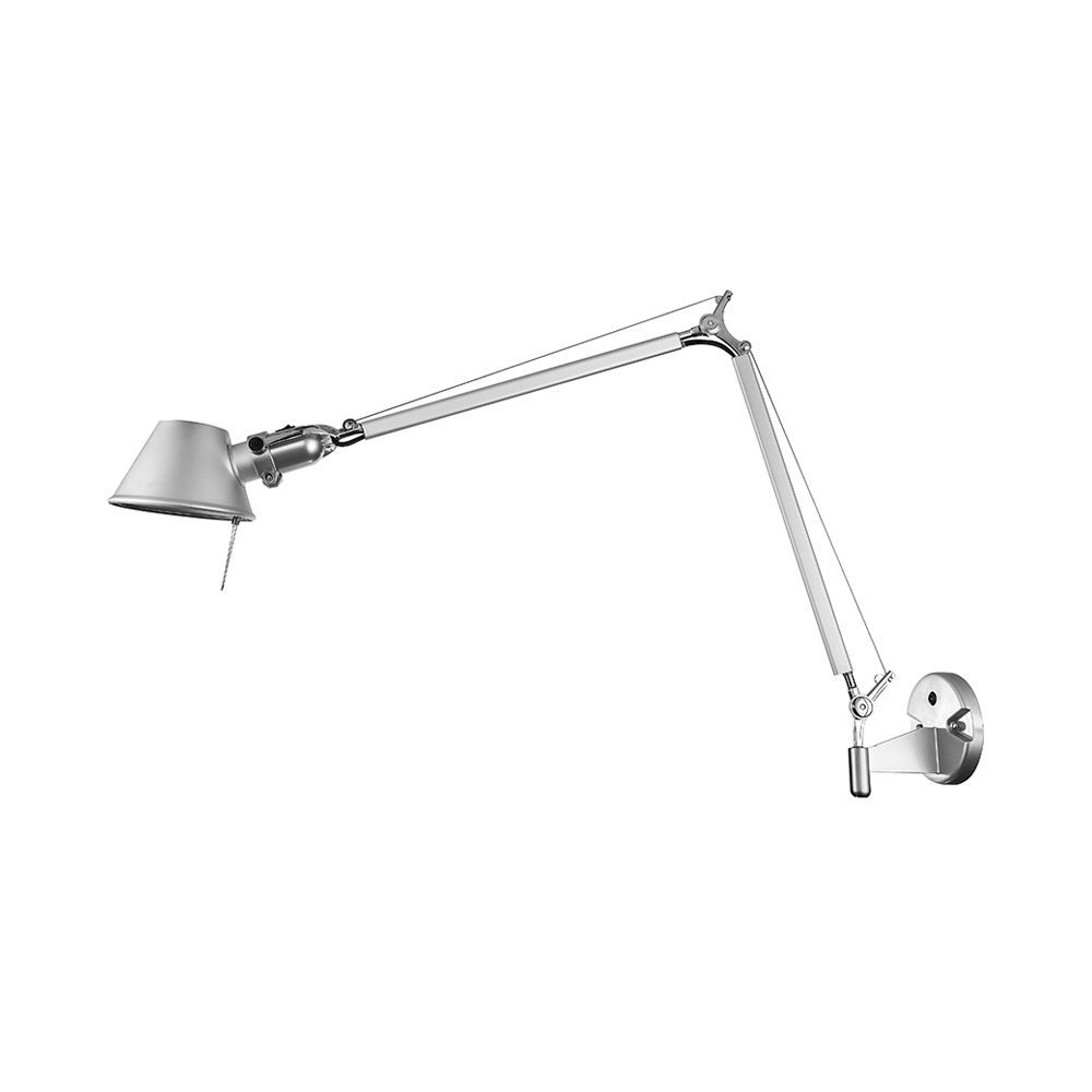 Silver Brady Adjustable Wall Lamp