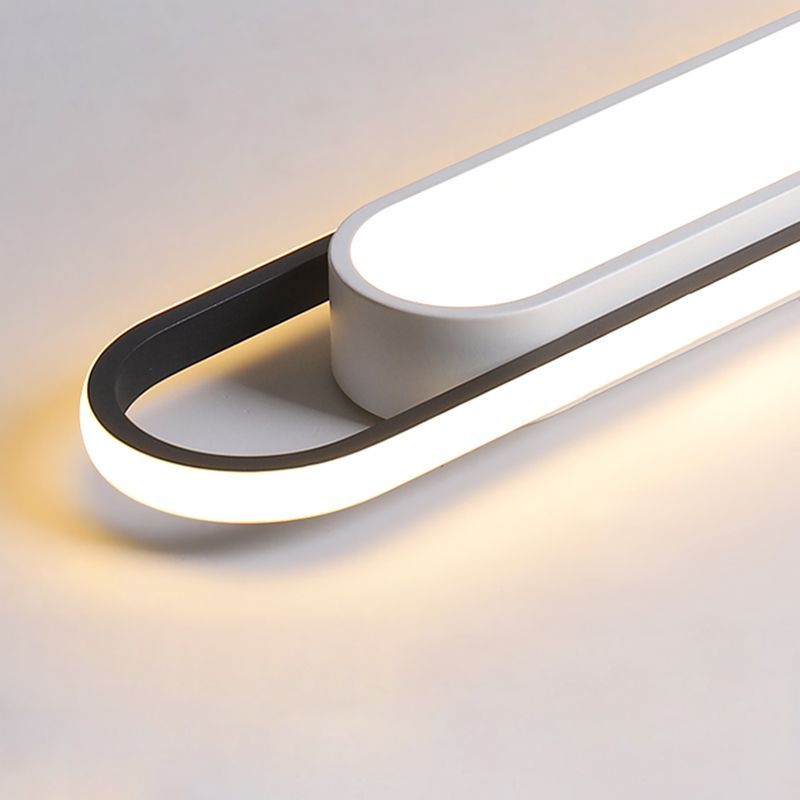 Quinn Modern LED Ceiling Light detail, modern flush mount