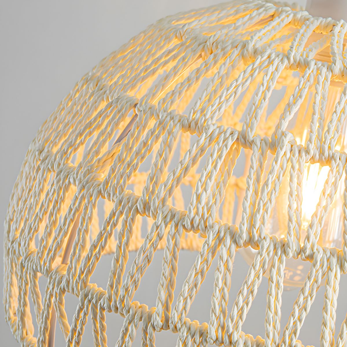 Woven Rattan Pendant Light - Las Sola Lighting