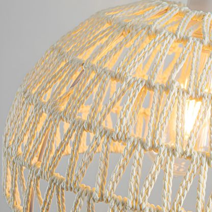 Woven Rattan Pendant Light - Las Sola Lighting
