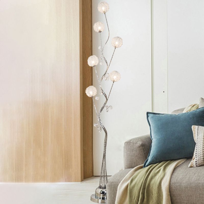Bella floor lamp: modern multi-head artistic lighting