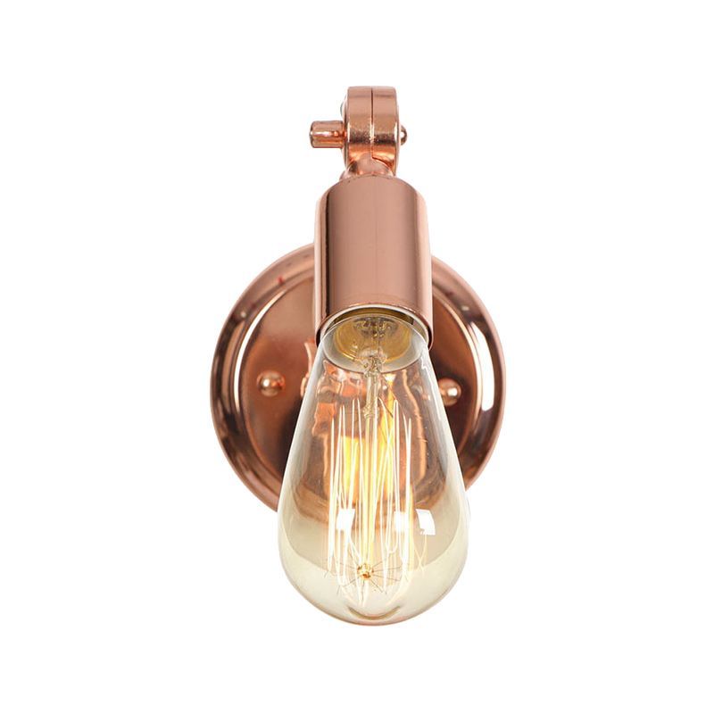 Alessio Wall Lamp, copper finish with Edison bulb