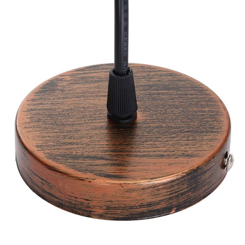 Cooley pendant light copper ceiling mount detail.