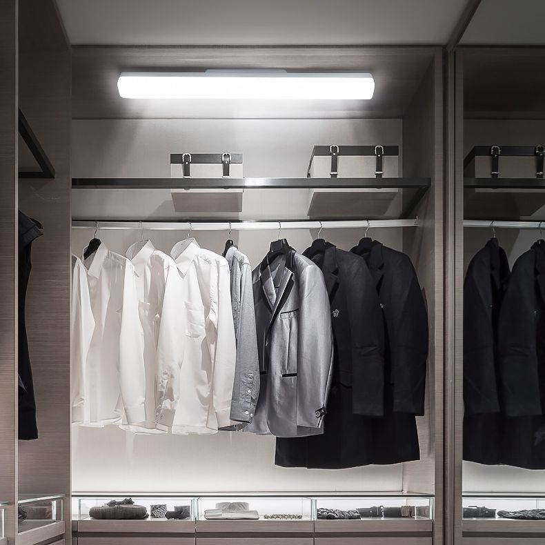 Modern wardrobe illuminated by Edge Rectangular Wall Lamp