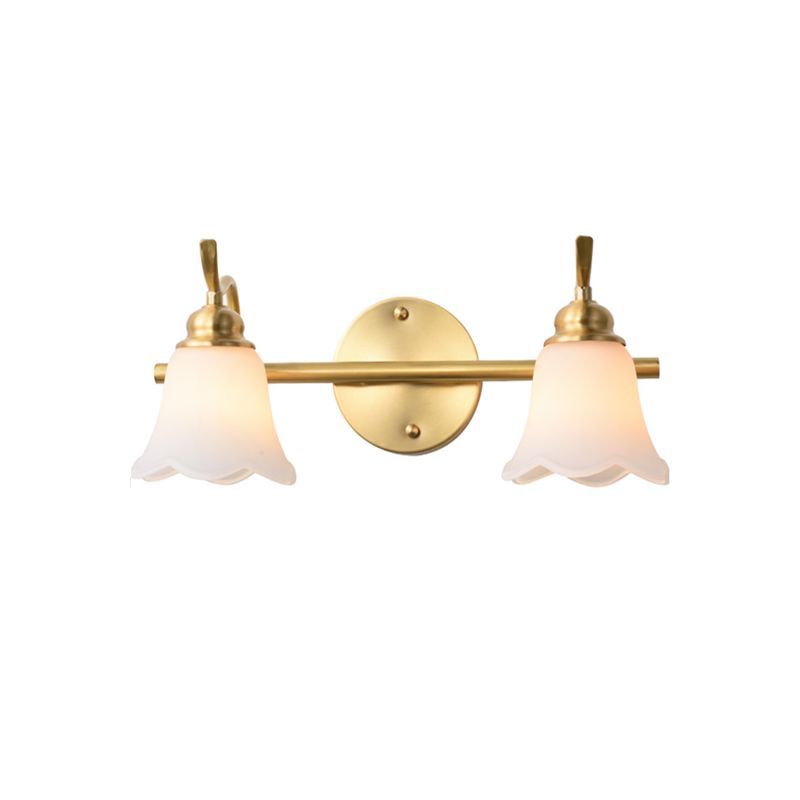 Félicie Gold Floral Wall Sconce - Las Sola Lighting