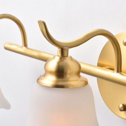 Gold Félicie flower wall lamp - Bathroom lighting