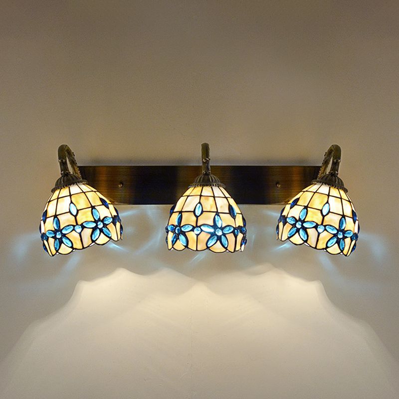 Flower bedroom wall lamp, Baxter vintage lighting