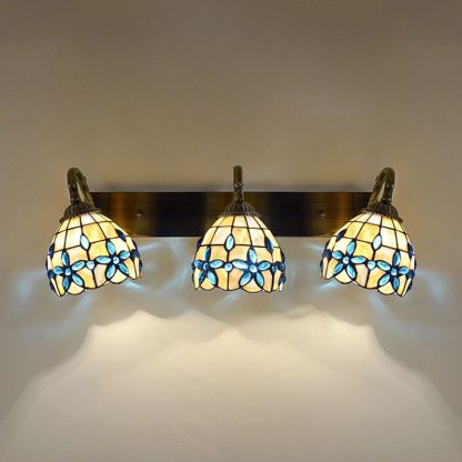 Flower bedroom wall lamp, Baxter vintage lighting
