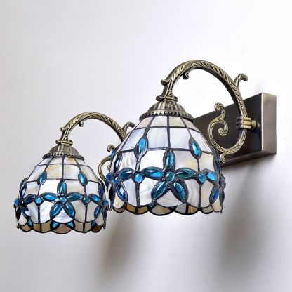 Vintage Flower Wall Lamp - Baxter Bedroom Lighting Sconce