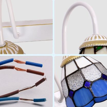 Baxter flower wall lamp wiring - Vintage metal lighting